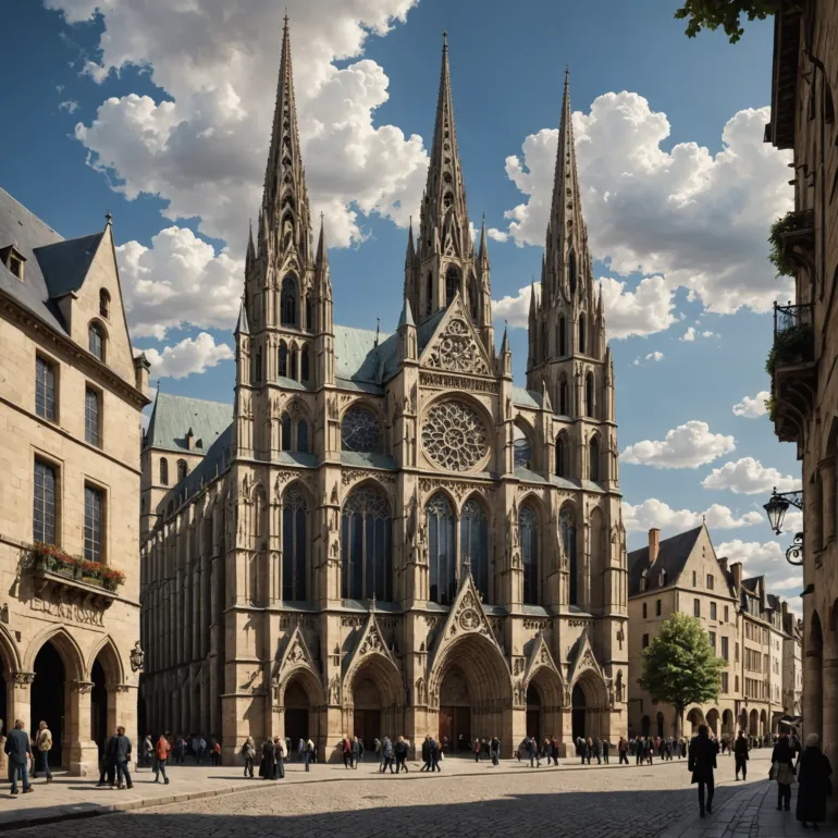 Capodopera Gotică a Catedralei din Chartres: Admirați Iconica Catedrală Franceză