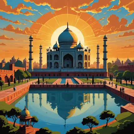Splendoarea Arhitecturală a Taj Mahal: Admiră Simbolul Iconic al Indiei