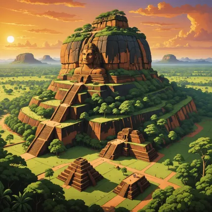 Minunile Cetății de Stâncă Sigiriya: Descoperă Vechea Fortăreață din Sri Lanka
